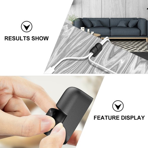 10 Pcs Kabelmanager Büro Kabelhalter Für Kabel-Organizer Den Nachttisch - Afbeelding 12 van 12