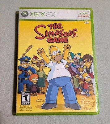 The Simpsons Game Xbox 360 No Manual