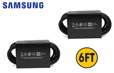 2x Original Samsung Galaxy S24 S23 S22 +/Ultra 5AMP 100Watt 6ft USB-C Cable