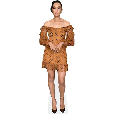 Mishel P. (Orange Dress) Mini Size Cutout