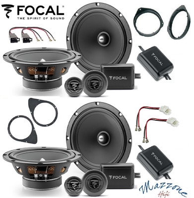 Focal ASE 165 Kit 8 Speakers For Fiat 500 Abarth 595 695 Conn/Sup Car Speakers