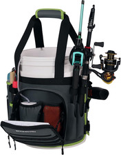 Fishing Bucket Organizer for 5 Gallon Bucket Accessories, Fishing Tackle Bag ...