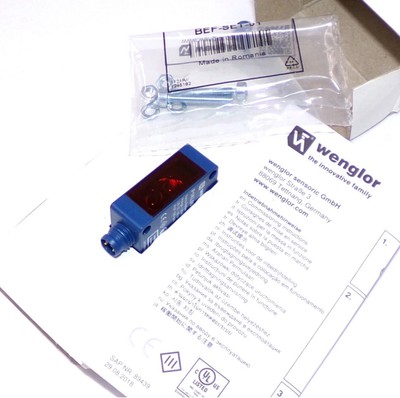 Wenglor 10-30VDC Retro-Reflex Sensor P1KL006. NEW! FREE SHIPPING!     G7