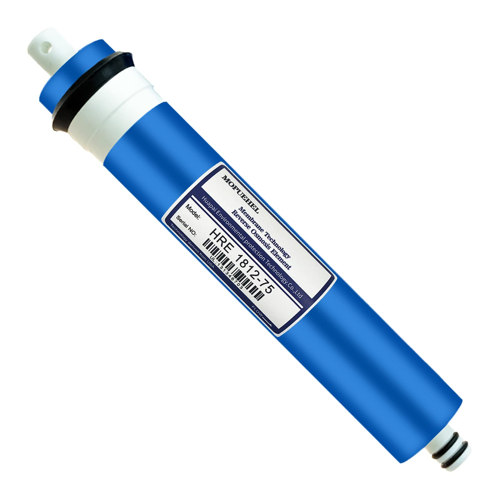 75 GPD Reverse Osmosis Membrane Replacement Filter Compatible with RO Systems  
