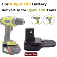 Battery Adapter For Ridgid 18V Li-ion Battery Convert to for Ryobi 18V Tools NEW