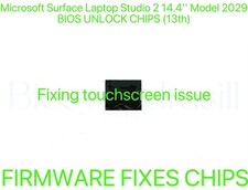 Microsoft Surface Laptop Studio 2 14.4    Model 2029, ADMIN NO PASSWORD BIOS CHIP