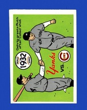 1970 Fleer World Series Set-Break # 29 1932 Yanks vs Cubs EX-EXMINT *GMCARDS*