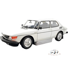 Cult 1:18 Saab 99 Turbo 1978 white Saab resin two door coupe car model