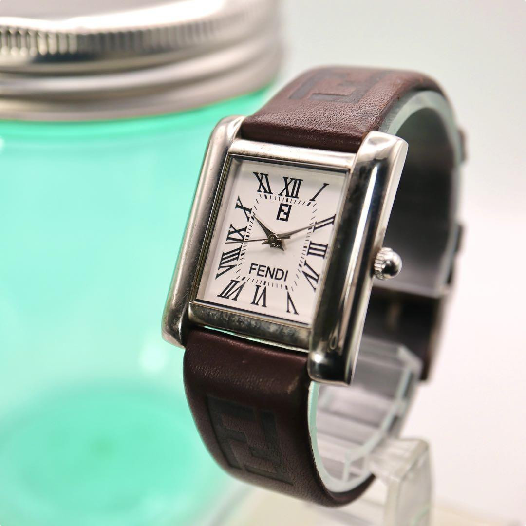 Fendi 1925 Roman Square Silver Ladies Watch 1276 | eBay Fendi 1925 Roman Square Silver Ladies Watch 1276 | eBay