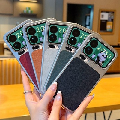 For XiaoMi 17 Pro Max, Luxury PU Leather Wireless Charging Cover Case