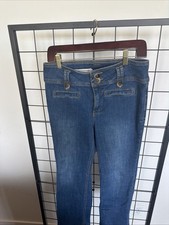 Pilcro and the Letterpress Jeans Women's 28 Medium Wash Straight Leg Trouser
