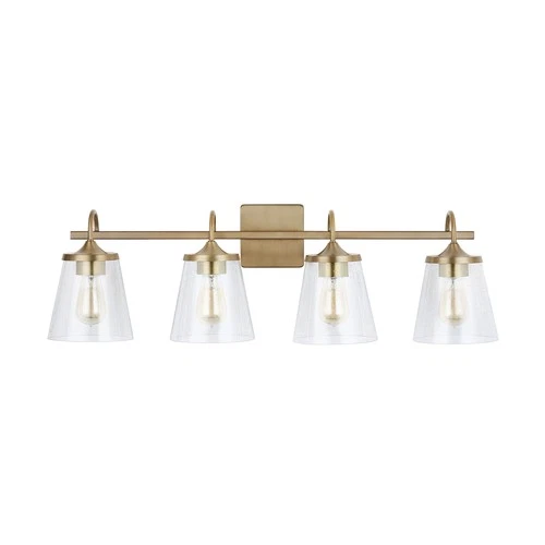Capital Lighting Jayne 33.25" Four Lights - Brass 4-Light - Picture 2 of 4