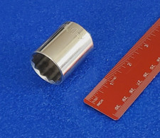 1" MADE IN USA 12pt SOCKET 1/2 DR P/N 533132 CLASSIC KD TOOL BRAND FULL CHROME