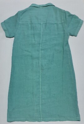 NWT Cynthia Rowley 100% Linen Aqua Dress Womens Size XS | eBay