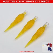 Soft Plastic Yellow Flame Upgrade Kit For SIEGE Kingdom Legacy 5mm Plug 3mm Hole