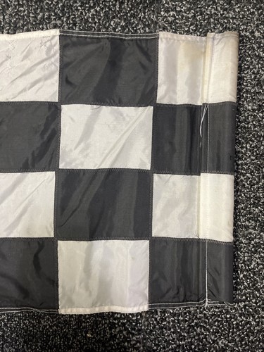 Vintage Checkered Flag Racing? Race Track Finish Line? Dirt Track Golf Pin Flag? - Picture 10 of 16