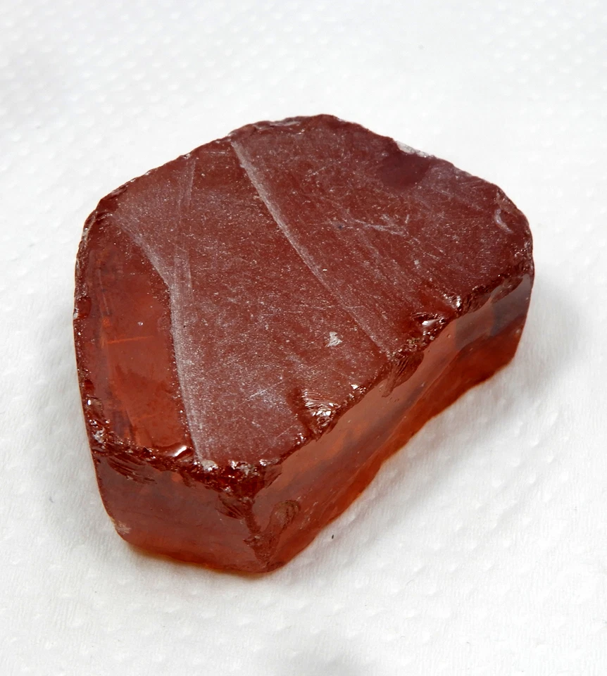 Orange Cambodia Cubic Zircon Rough Loose Gemstone 306.75 Ct - Image 4 of 4