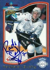 Radoslav Suchy autographed Hockey Card Chicoutimi Sagueneens 1997 Bowman CHL #64
