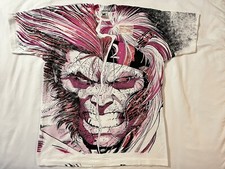 MARVEL VINTAGE WOLVERINE vs OMEGA RED SIZE XL w/ Original Sticker FREE SHIPPING 