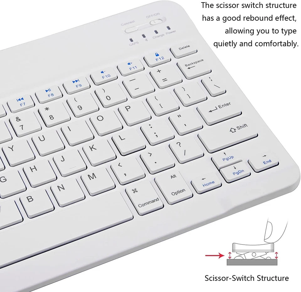 Ultrathin wireless bluetooth keyboard for IOS, Android, Windows - Image 4 of 4