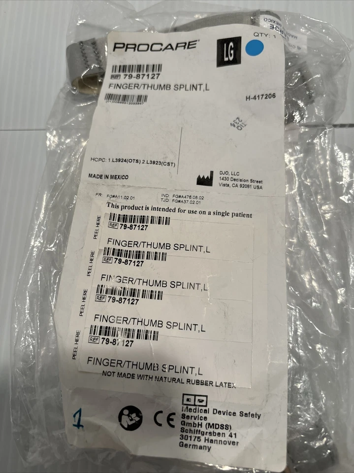 Férula de dedo grande Procare 79-87127 Foto 3 de 3