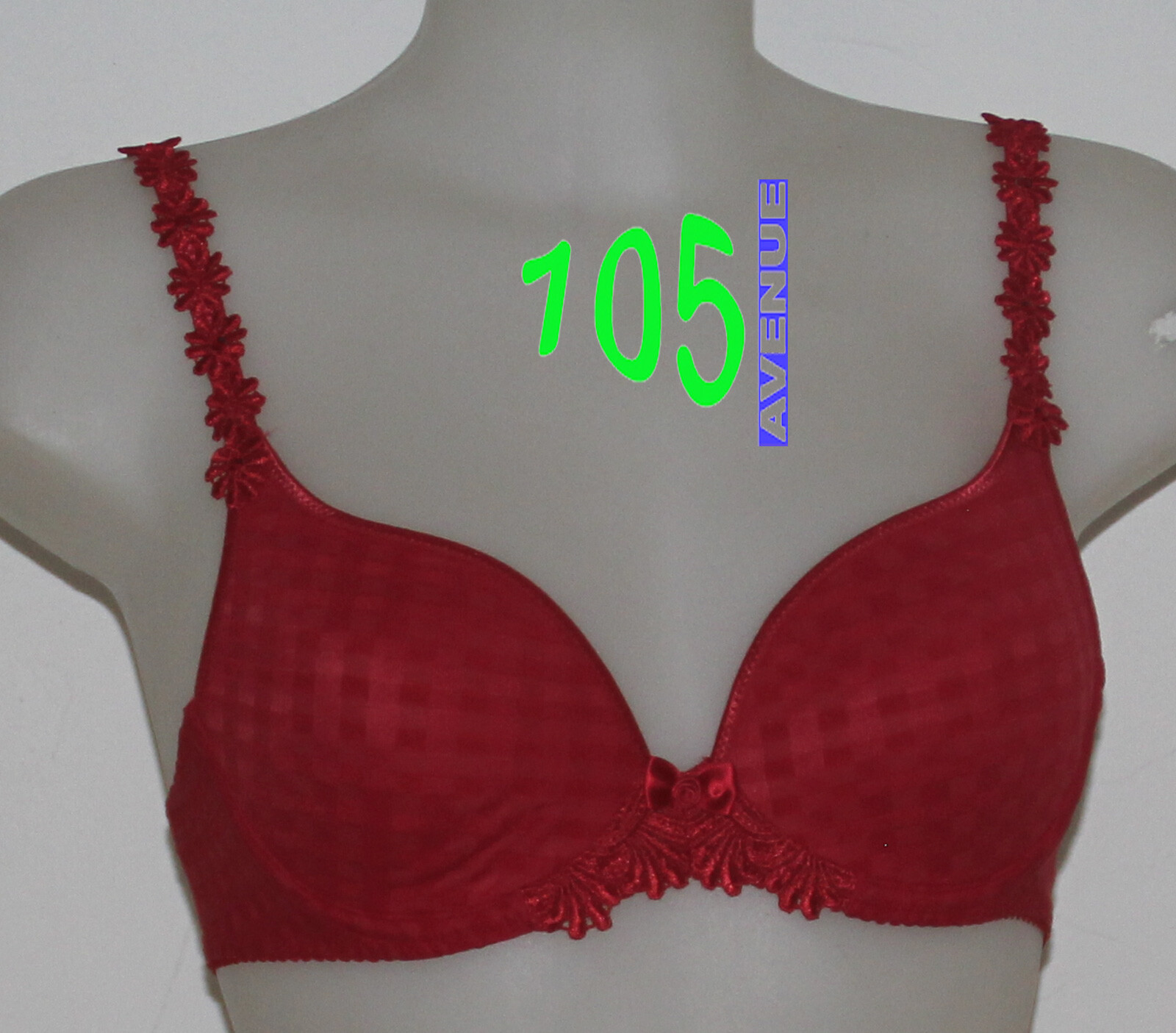 NEUF Sujetador Marie Jo Moulé Con Aro Forme Corazón Scarlet FR 90B (75B eur)