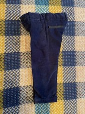 Little Marc Jacobs Navy Velvet Dress Pants Satin Trim Size 3 Toddler Boys