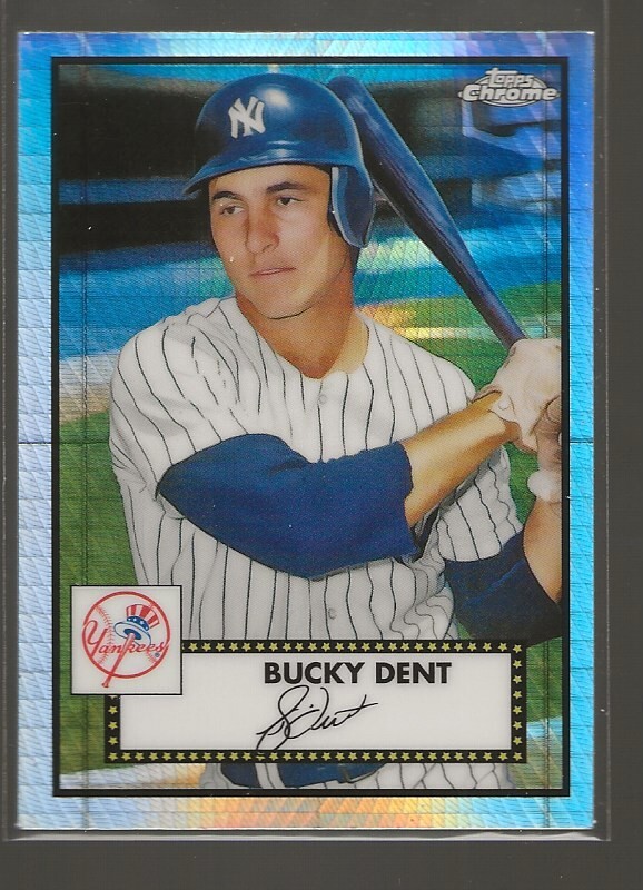 2021 Topps Chrome Platinum Anniversary Bucky Dent Prism Refractor