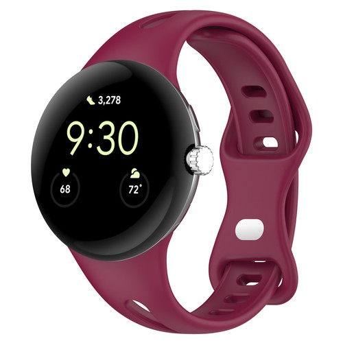 Google Pixel Watch/Watch 2 Slim Strap Silicone Replacement Sport Band Wrist Band - Picture 22 of 67