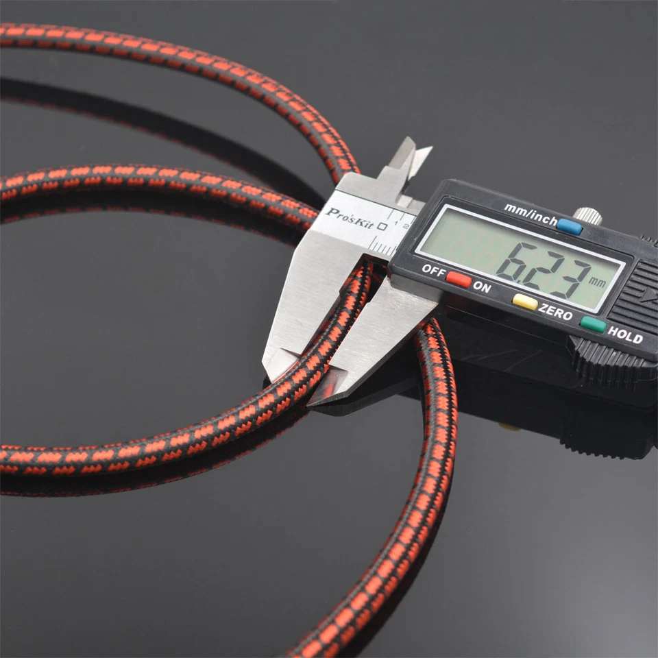 High end Stereo 3.5mm to 2 RCA Audio Cable Audiophile Hi Fi Right angle Braided - Image 3 of 4