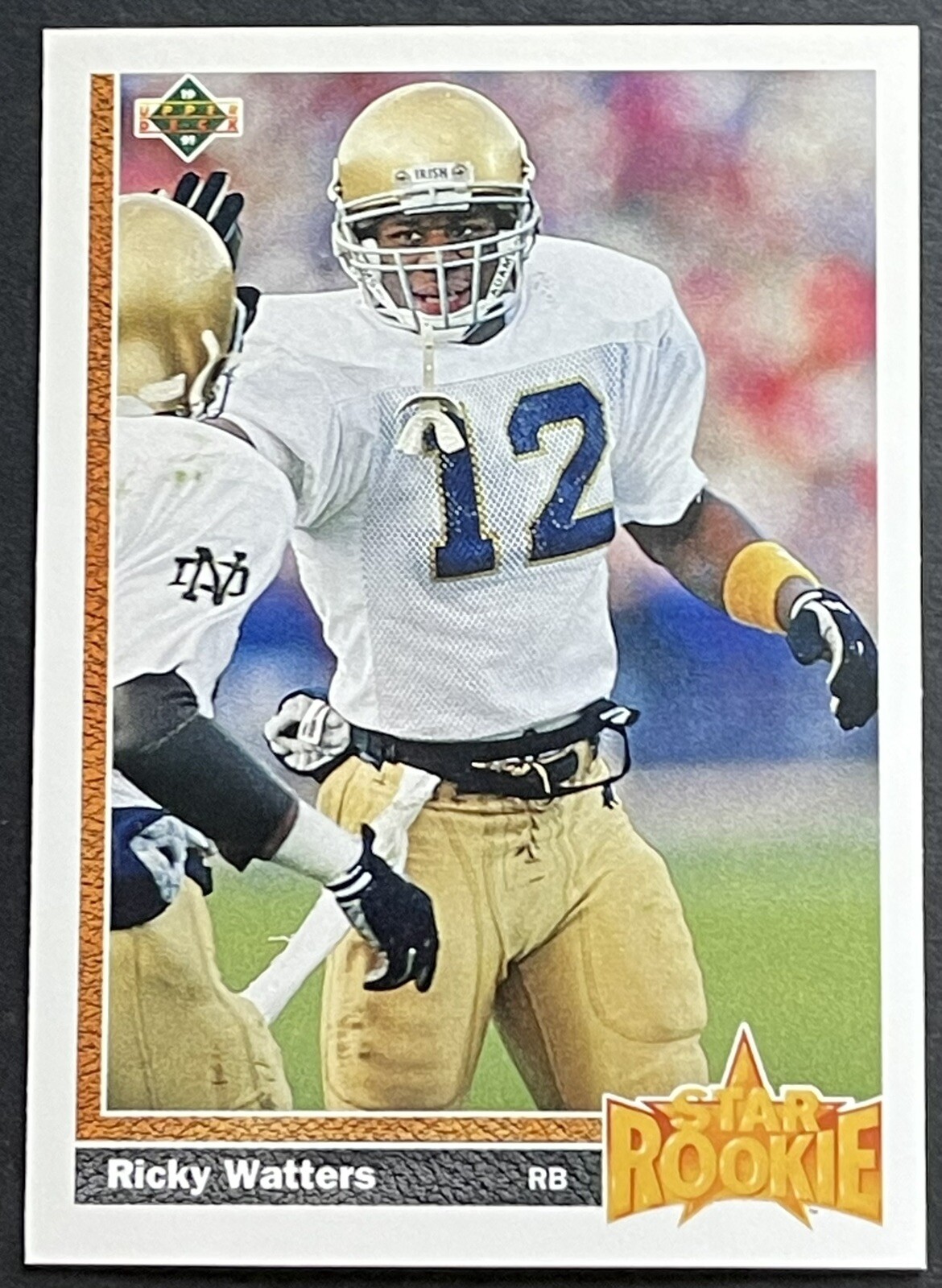1991 Upper Deck Football #9 Ricky Watters RC