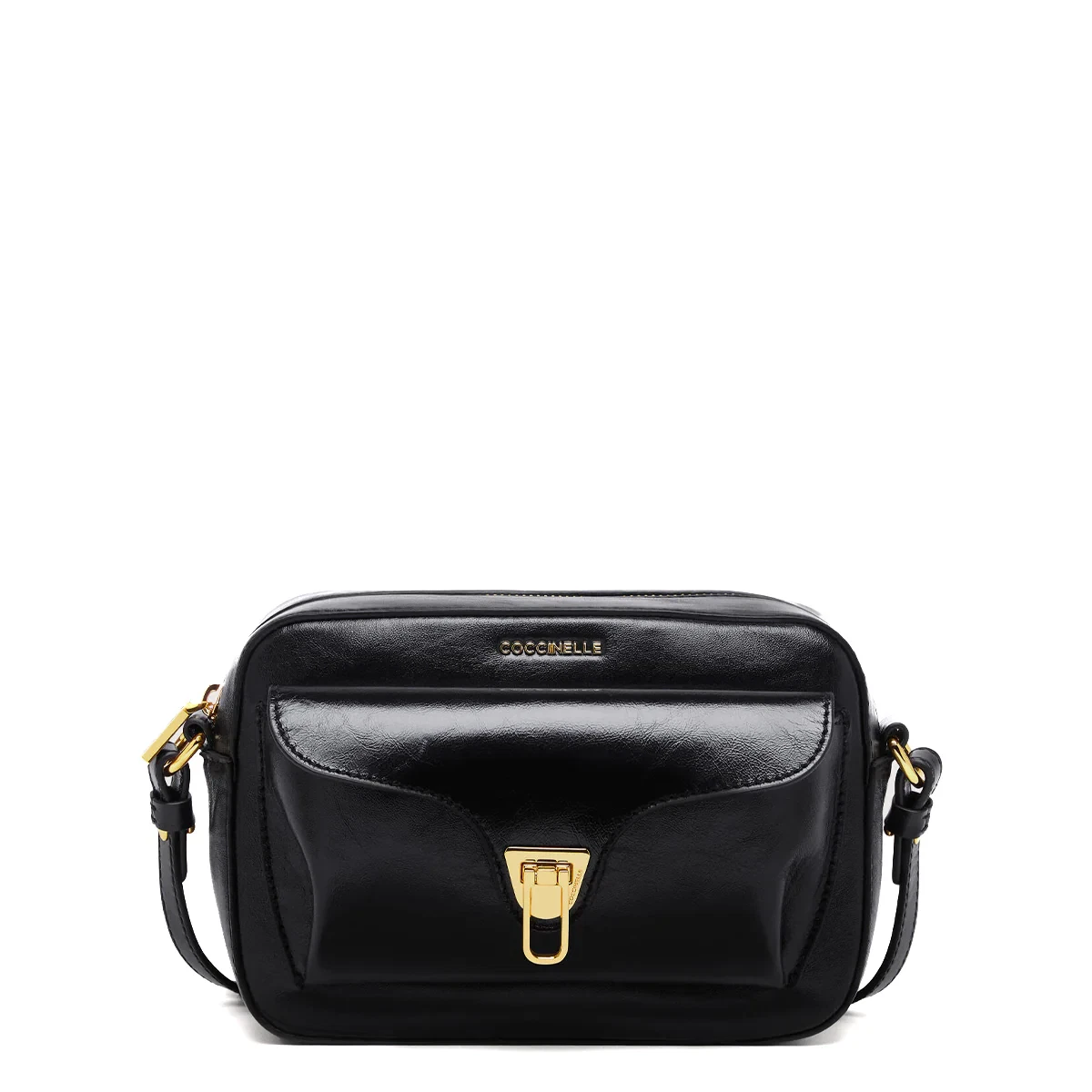 NEW Coccinelle Borsa a tracolla Beat Rock Small Noir N06150201 NOIR AUTHEN