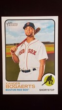 XANDER BOGAERTS 2022 Topps Heritage OVERSIZED BASE BOXTOPPER /1000 #OB-XB