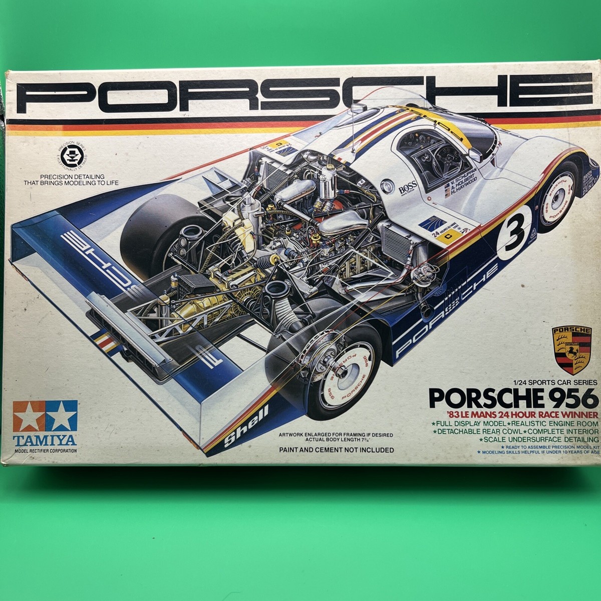 ポルシェ956 Tamiya Kit 2447A 1/24 kit Porsche 956 1983 LeMans 1-3/4 Kits