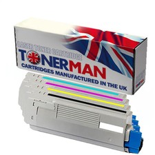 Toners for OKI C612 OKI C612N OKI C612DN 46507505,6,7,8 Full Set UK Reman