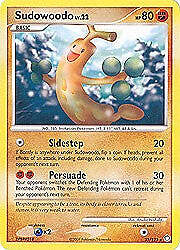 Pokemon Diamond & Pearl Mysterious Treasures- Sudowoodo Card 35/123