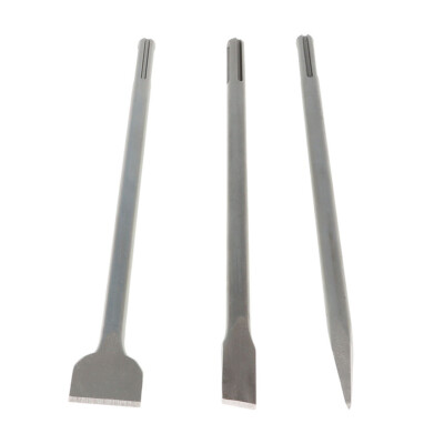 LABLT 3 Pack SDS 16'' Max Chisel Rotary Hammer Drill Chisel Bits Set For Drilling
