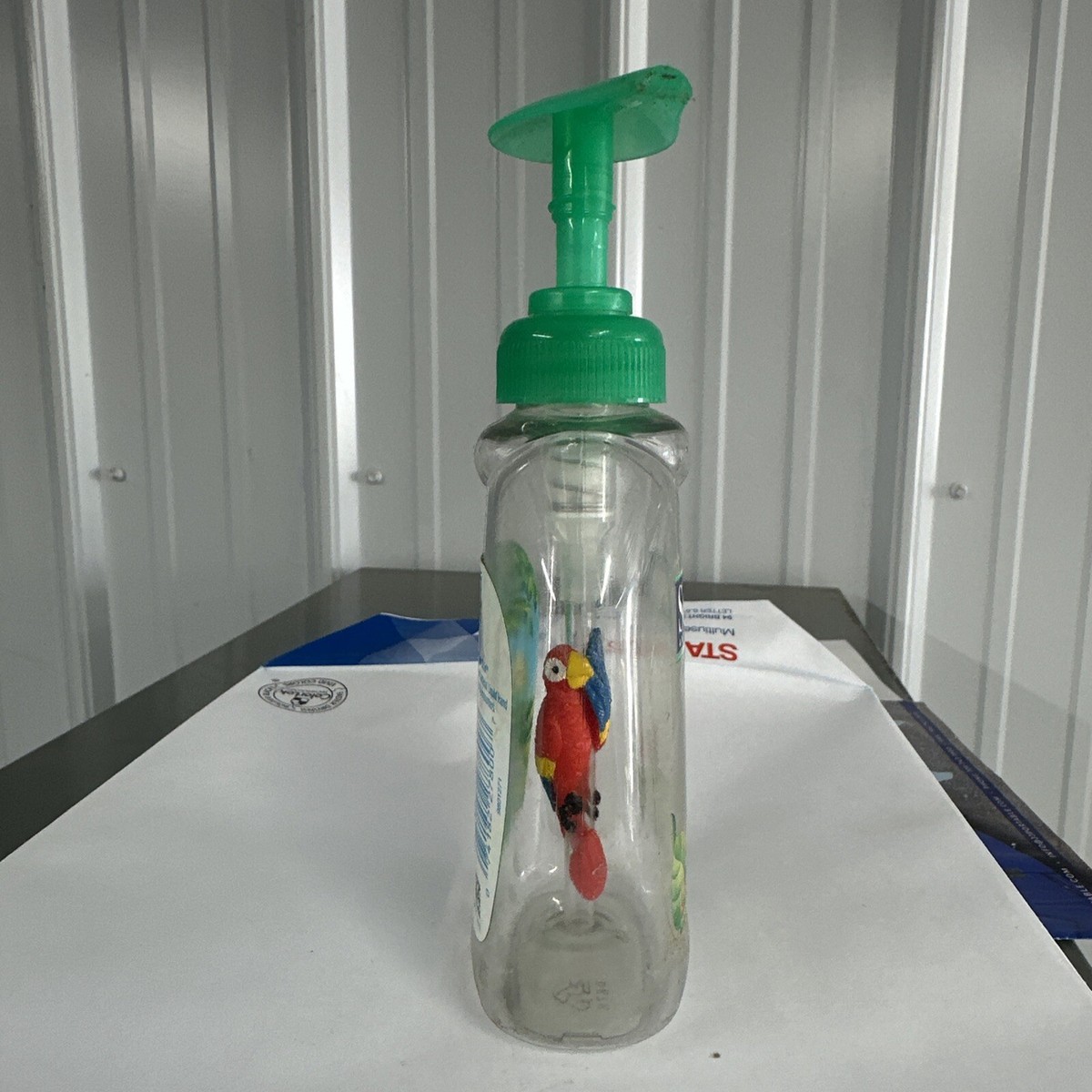 Vintage SoftSoap Hand Soap Dispenser W/ Animal Inside Bottle - Red