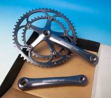 CRANKSET GUARNITURA CAMPAGNOLO 170 MM. CENTAUR 10 Speed 53/39t  DARK GREY NOS