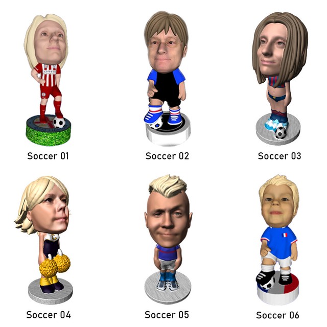 Bobblehead Figurine with your face 3D printing ...