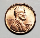 1955 S LINCOLN WHEAT PENNY UNC #C7812