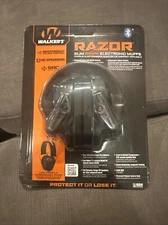 Walker’s Razor Slim Electronic Quad Muff with Bluetooth (Black)