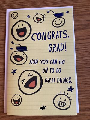 grad card notes Graduation Definition Funny – The Candle Barn Company Blank On Inside. Music To Your Ears :