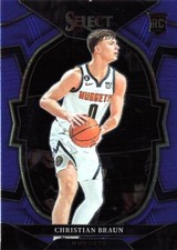 Christian Braun Rookie Blue Select 2022-23 Basketball Card #85