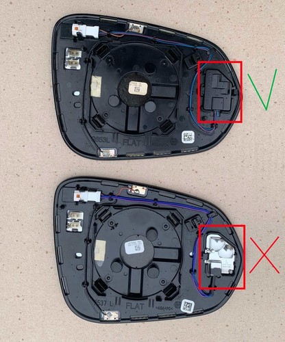 15-23 OEM LEXUS NX 200t 300 RX 350 450 SINISTRO AUTO DIM SPECCHIO VETRO PUNTO CIECO USA - Foto 2 di 9