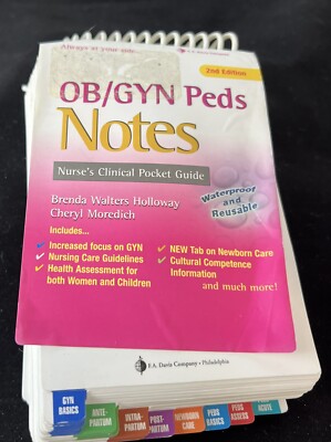 OB Peds Women's Health Notes: Nurse's Clinical Pocket Guide (Nurse's Clin