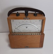 Antico Amperometro Voltmetro ELETTROMECCANICA FANTINI Milano