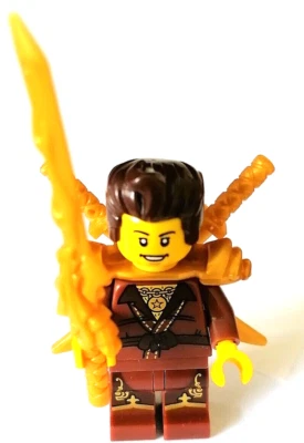 Lego Minifigure Ninjago njo110 Dareth printed legs Rebooted from 5002144**RARE**