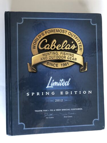 Cabela's Limited Edition Katalog Frühjahr 2012 Hardcover WUNSCHLISTE JAGD ANGELN