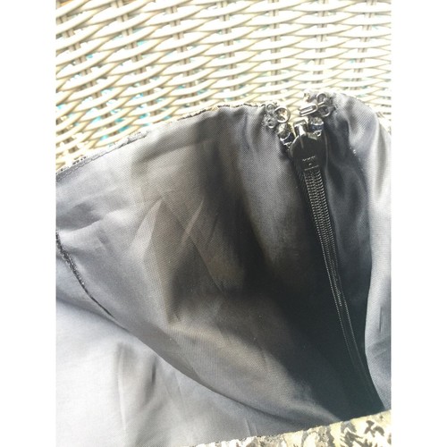 Talbots silk skirt girls 14 black gold tulle floral formal holiday kids brocade - Picture 9 of 11